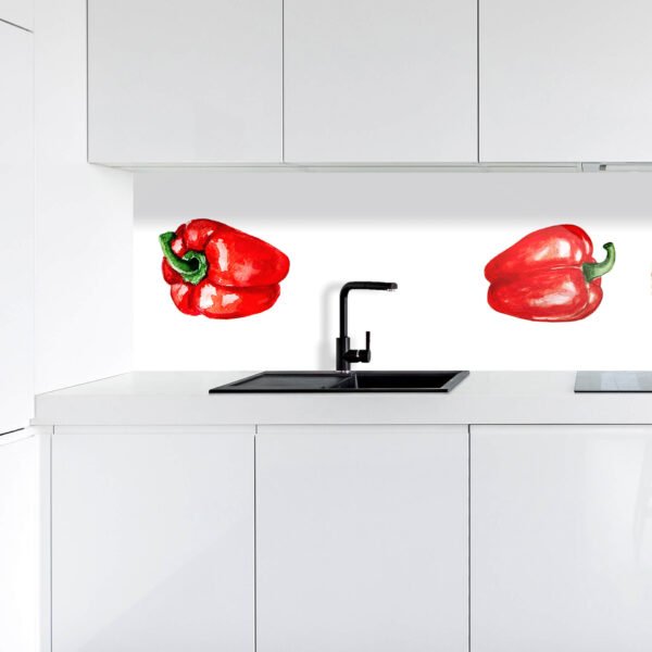 kuechenrueckwand-mit-motiv-paprika-glasheld Küchenrückwand | Digitaldruck Paprika