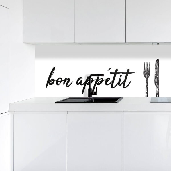 Küchenrückwand | Digitaldruck Spruch