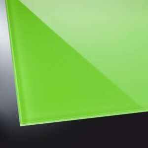 Lackiertes Glas glänzend | Luminous Green 1164 | nach Maß