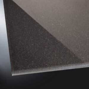 Lackiertes Glas glänzend | Starlight Black 0337 | nach Maß