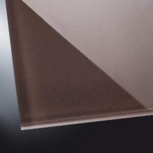 Lackiertes Glas glänzend | Starlight Brown 9015 | nach Maß