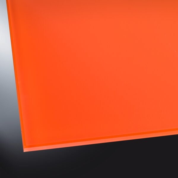 Lackiertes Glas matt | Classic Orange 2001 | nach Maß