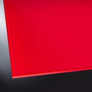 Lackiertes Glas matt | Luminous Red 1586 | nach Maß